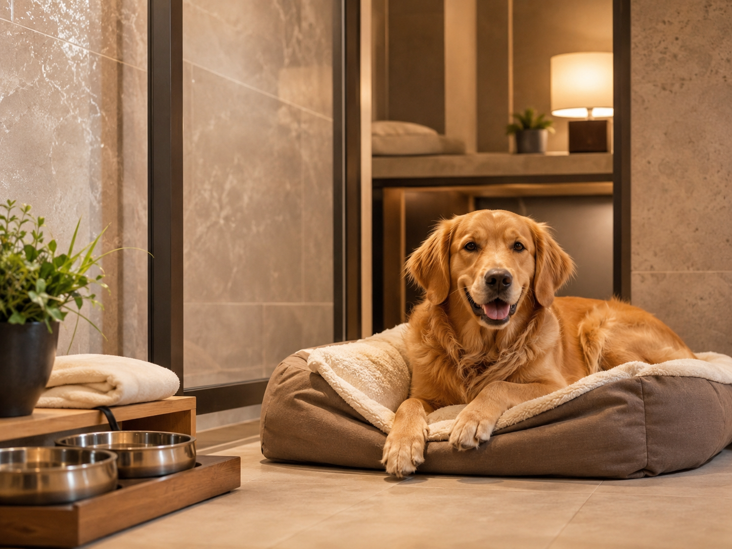 Hotel canino con habitación cómoda